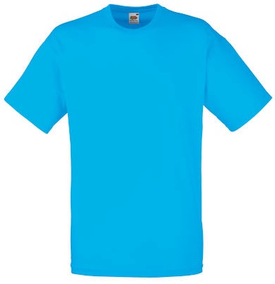 Fruit of the Loom T-Shirt Shirt Kurzarm Valueweight T - Kleidung in Blau kombinieren