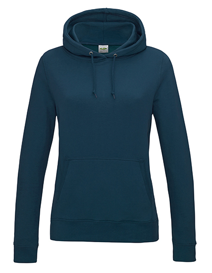 JH001F Just Hoods Damen Kapuzenpullover mit doppellagiger Kapuze