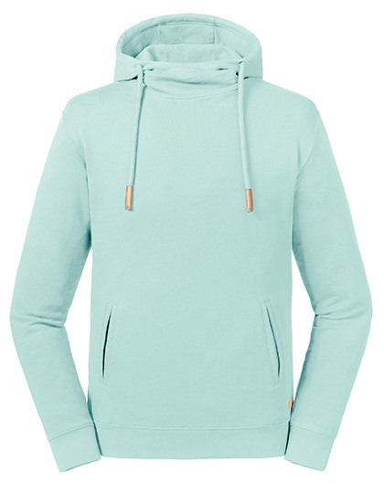 Z209M Russell Pure Organic Kapuzen Sweatshirt Hoher Kragen Bio Baumwolle