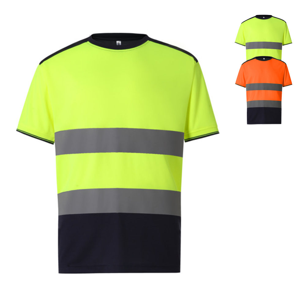 YK400 YOKO Hi-Vis hochsichtbares zweifarbiges T-Shirt