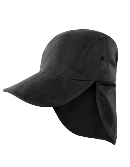 RH76 Result Headwear Legionärs Kappe mit Sonnenschutzklappe im Nackenbereich