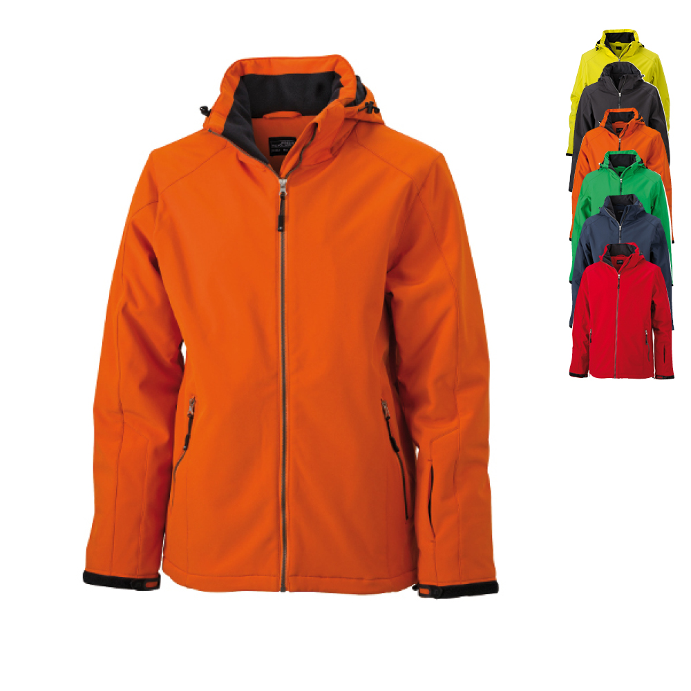 JN1054 James+Nicholson Herren Wintersport Softshelljacke