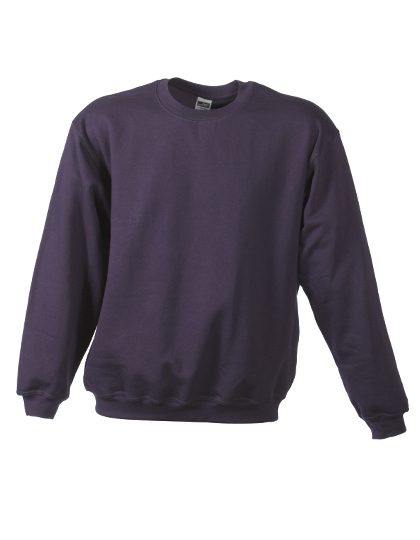 JN040 James+Nicholson Komfort Rundhals Sweatshirt