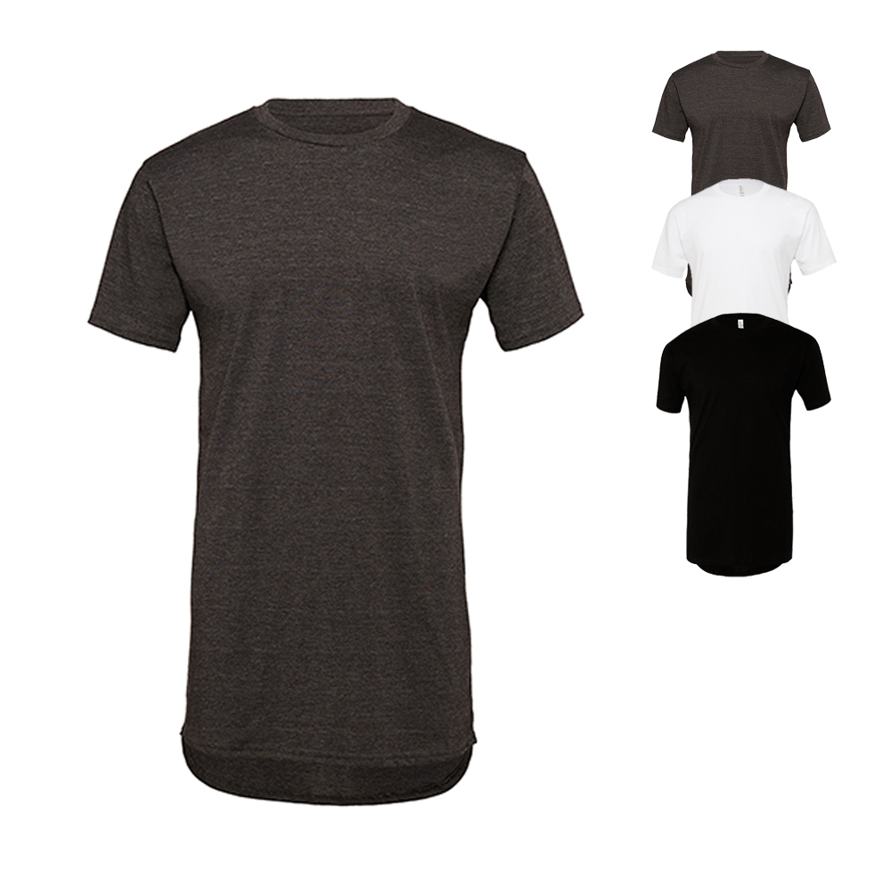 CV3006 Canvas Herren T-Shirt lang geschnitten