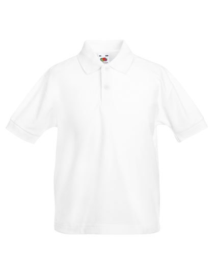 Fruit of the Loom Kinder Poloshirt Kurzarm 65/35