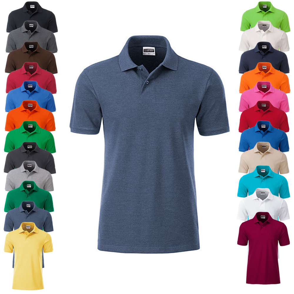 JN8010 James+Nicholson Herren BASIC Polo kurzarm