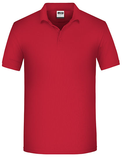 JN874 James+Nicholson Herren Bio Arbeits Polo