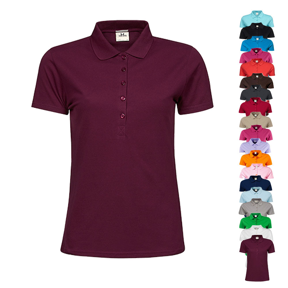 TJ145 Tee Jays Damen Luxus dehnbares Polo