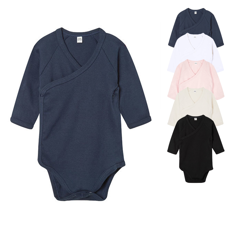 BZ60 Babybugz Baby-Kimono-Body mit langen Ärmeln