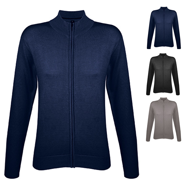 L414 SOL´S Strickjacke mit Reißverschluss Gordon Damen