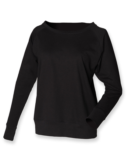 SF513 SF Women Damen Slounge-Sweatshirt Langarmshirt