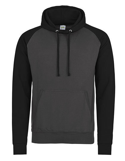 JH009 Just Hoods Kapuzenpullover Baseball-Stil