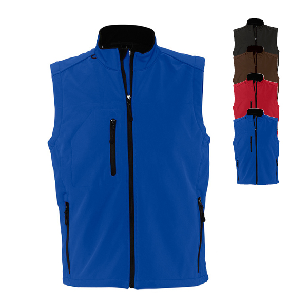 L846 SOL´S Herren Sleeveless Softshellweste Rallye