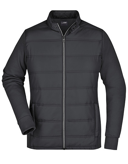 JN1123 James+Nicholson Damen Hybrid Sweatjcke