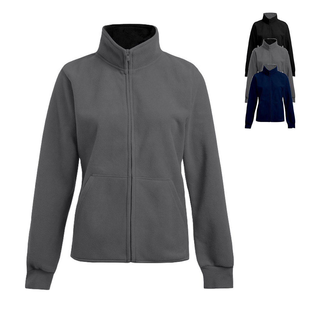 E7985 Promodoro Damen Doppelseitige Fleece Jacke