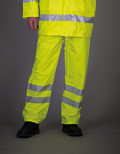 YK451 YOKO Hi-Vis Soft Flex atmungsaktive Regenhose