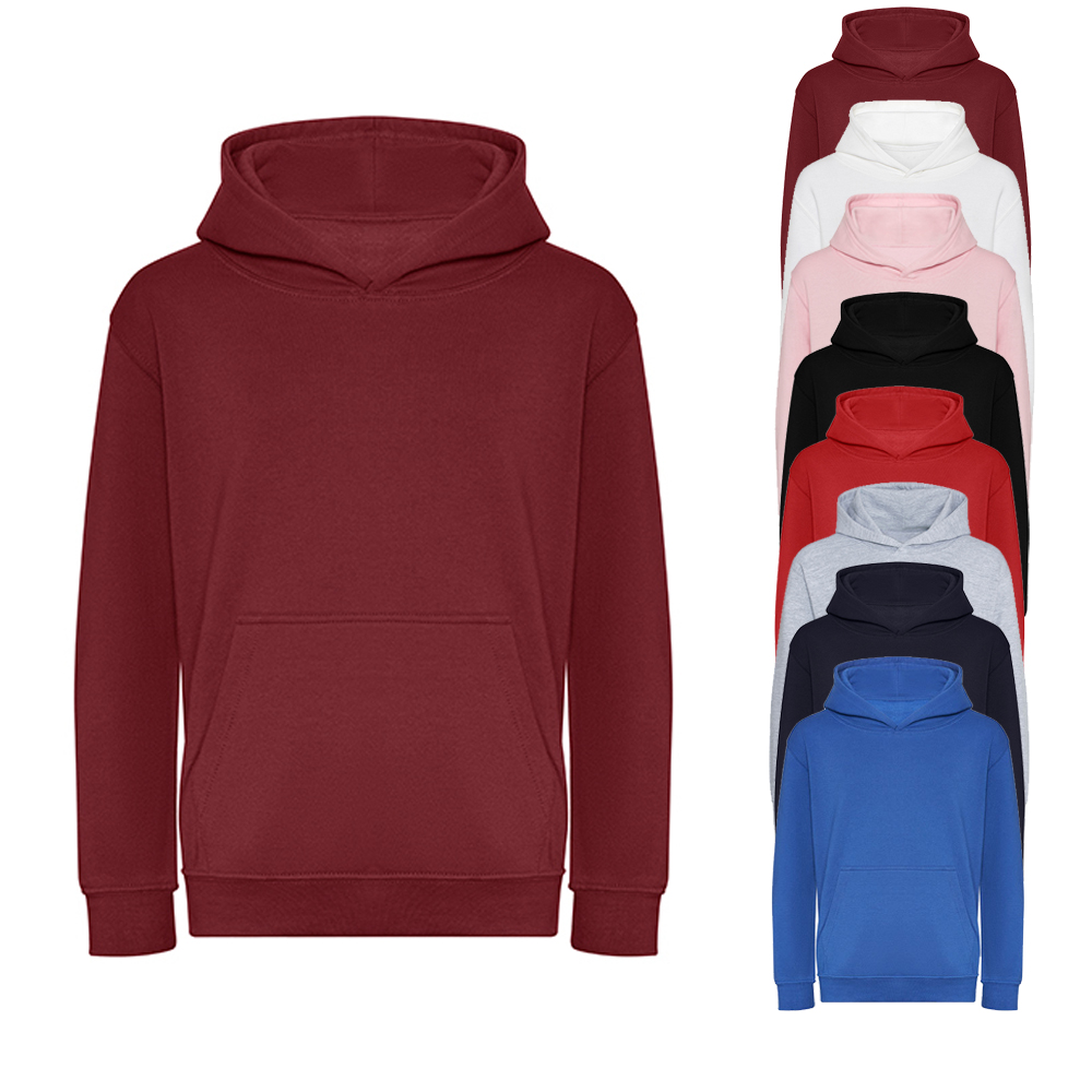 JH201K Just Hoods Kinder Kapuzenpullover aus Bio-Baumwolle