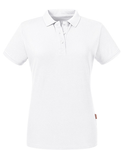 Z508F Russell Pure Organic Damen PURE Polo kurzarm Bio Baumwolle