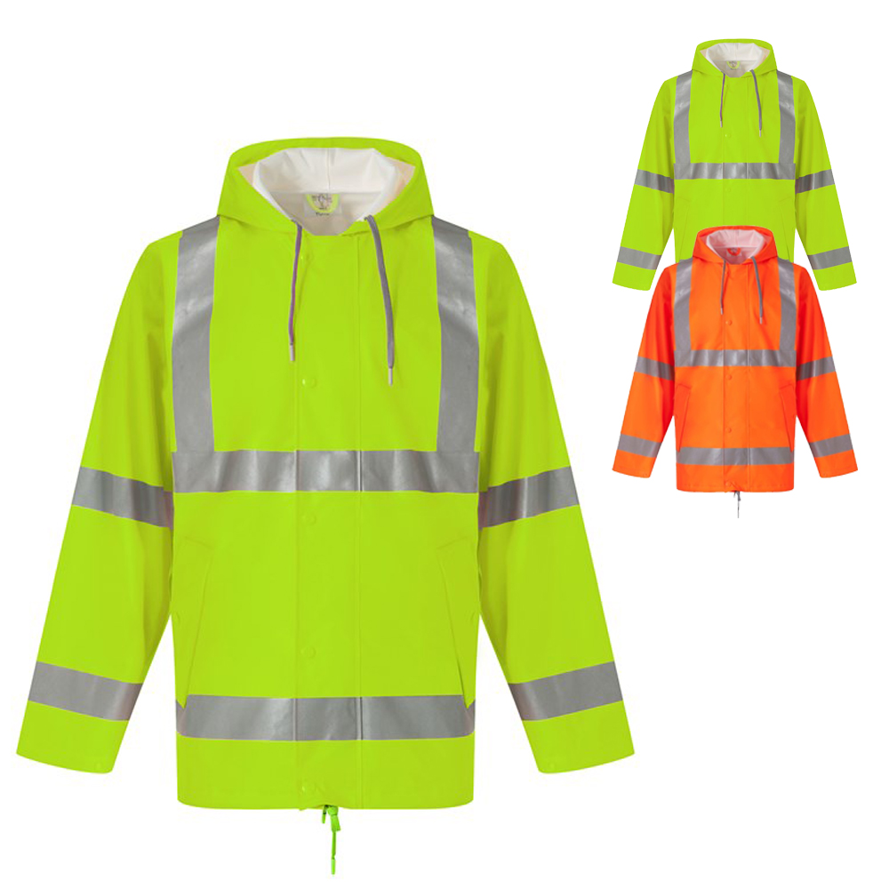 YK450 YOKO Hi-Vis Soft Flex atmungsaktive Regenjacke