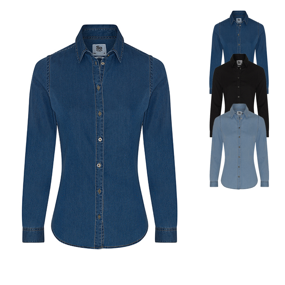 SD045 So Denim Lucy Jeansshirt Shirt