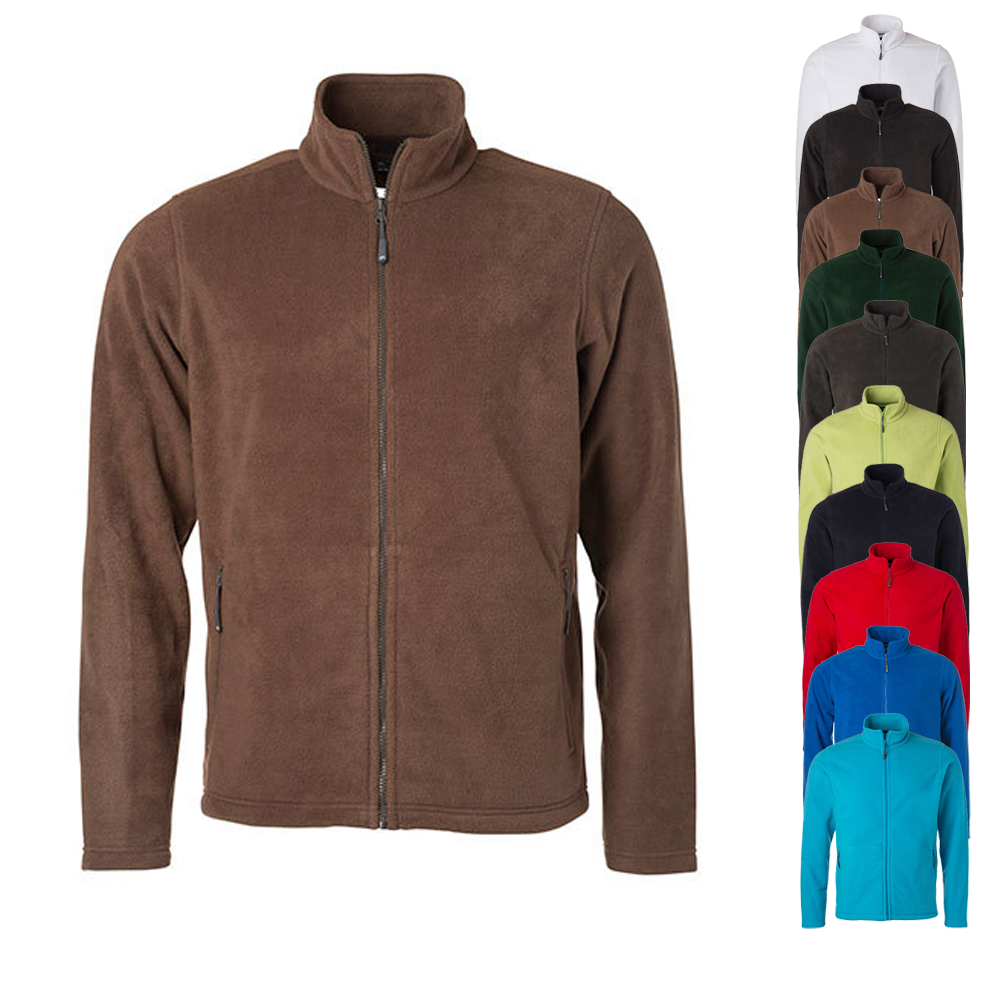 JN782 James+Nicholson Herren Fleecejacke