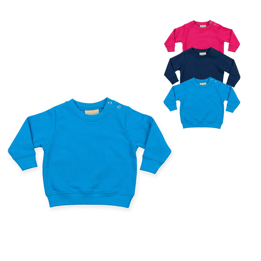 LW006 Larkwood Kinder Rundhals-Sweatshirt Langarm