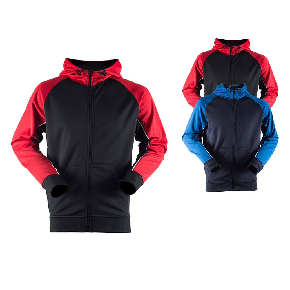 FH340 Finden+Hales Sport Kapuzenjacke Trainingsjacke