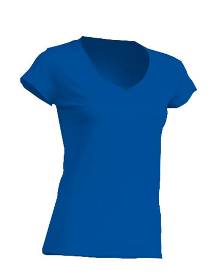 JHK271 JHK Damen V-Ausschnitt T-Shirt SICILIA