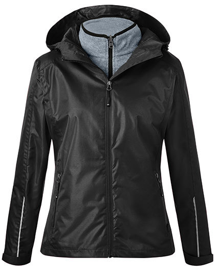 JN1153 James+Nicholson Damen 3-in-1-Jacke