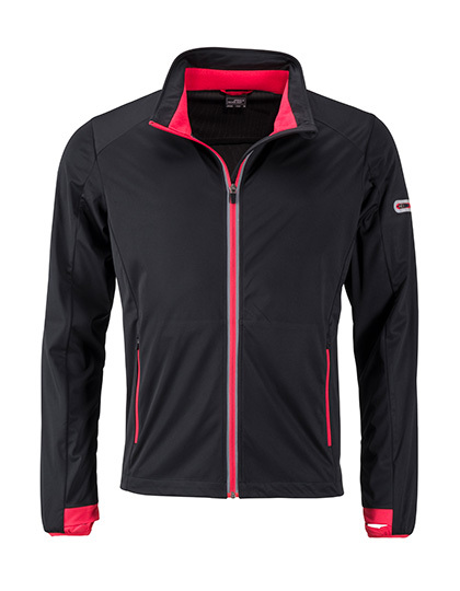 JN1126 James+Nicholson Herren Sport Softshelljacke