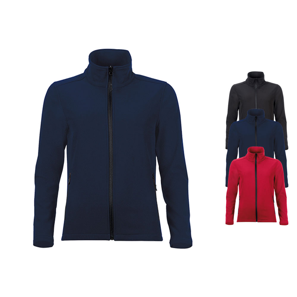 L838 SOL´S Damen Softshell Jacke mit Reißverschluss Race