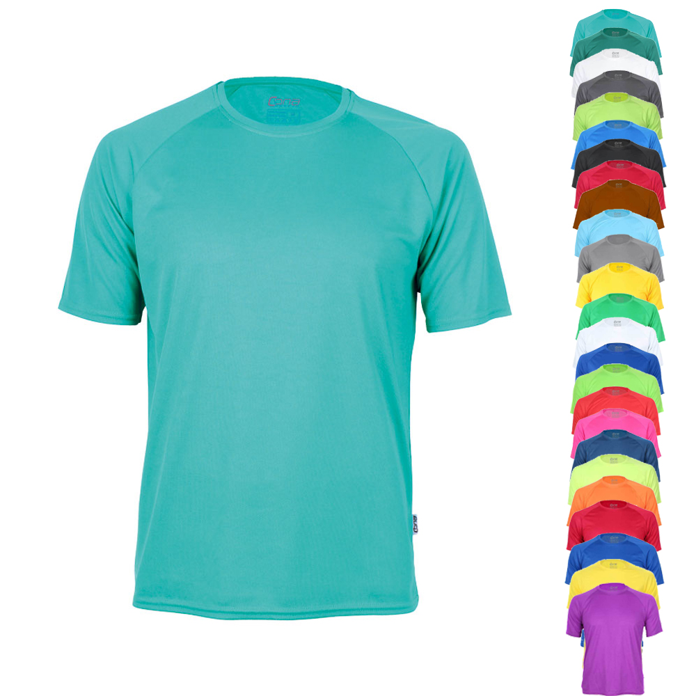 CN100 CONA SPORTS Herren Sportshirt Regenbogen Atmungsaktiv und schnell trocknend