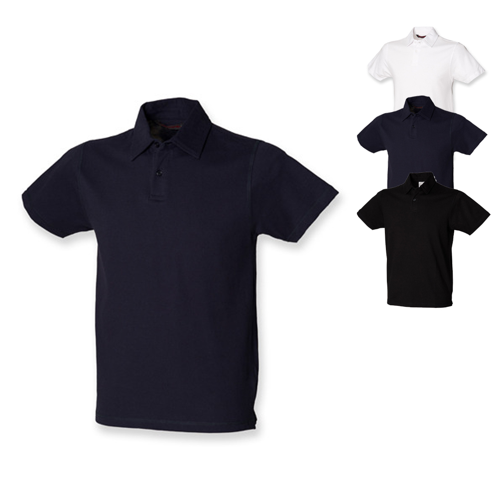 SFM42 SF Men Kurzärmliges Stretch-Poloshirt für Herren