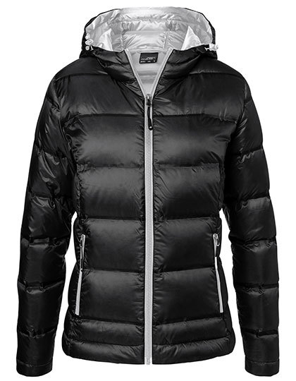 JN1151 James+Nicholson Damen Kapuze Daunen Jacke