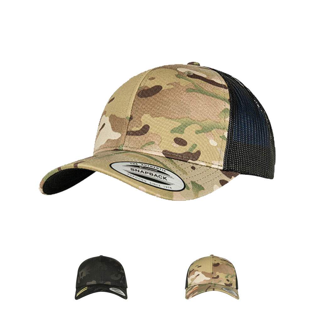 FX6606MC FLEXFIT Lässiger Camouflage-Druck Kappe