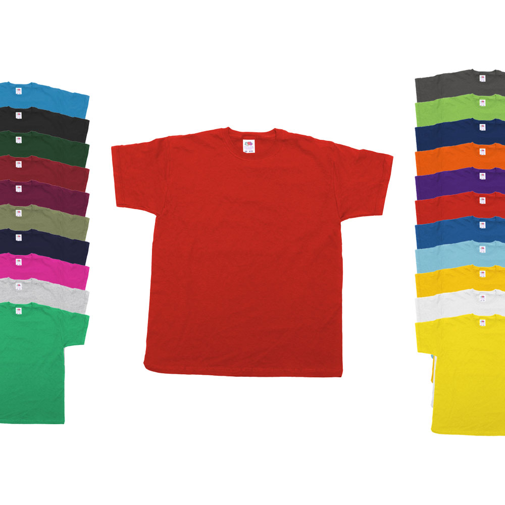 F110K Fruit of the Loom Kinder Original T-Shirt kurzarm