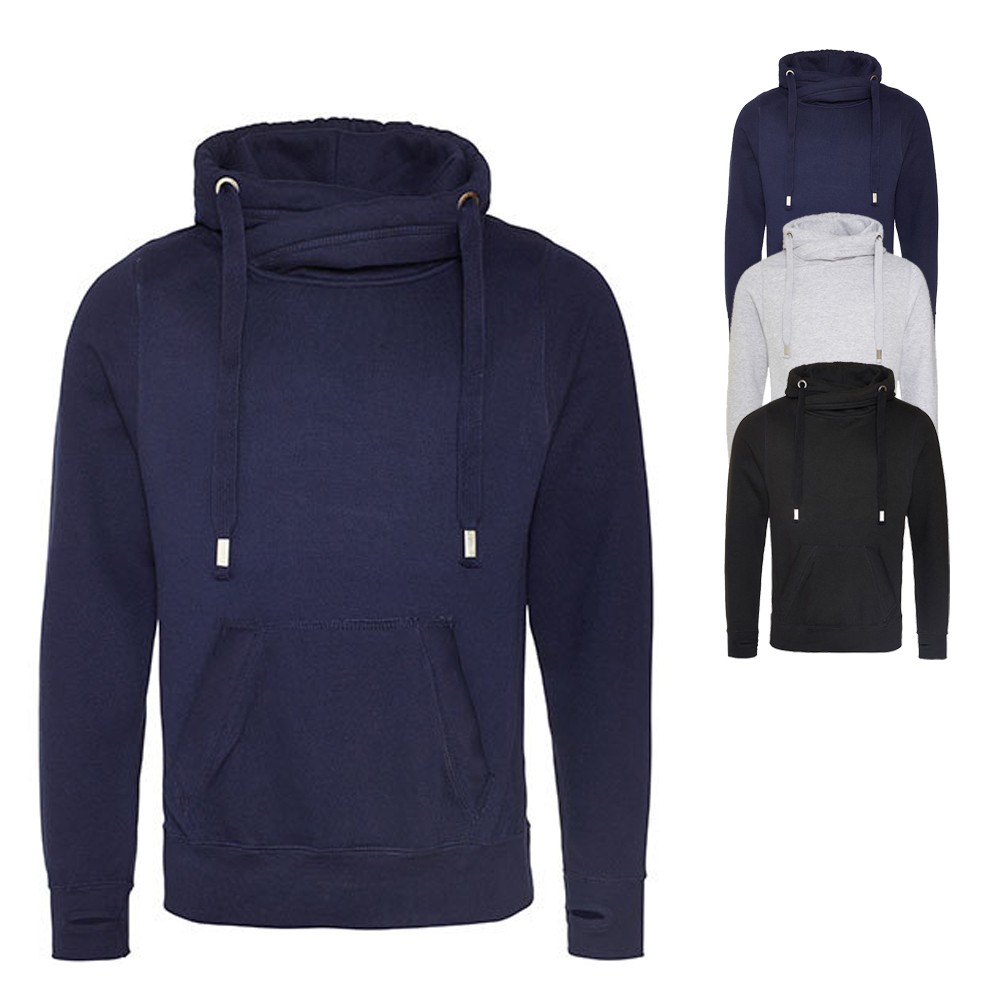 JH021 Just Hoods Kapuzenpullover mit 3-teiliger Kapuze aus doppellagigem Gewebe