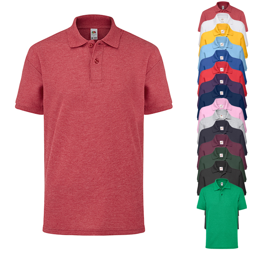 Fruit of the Loom Kinder Poloshirt Kurzarm 65/35