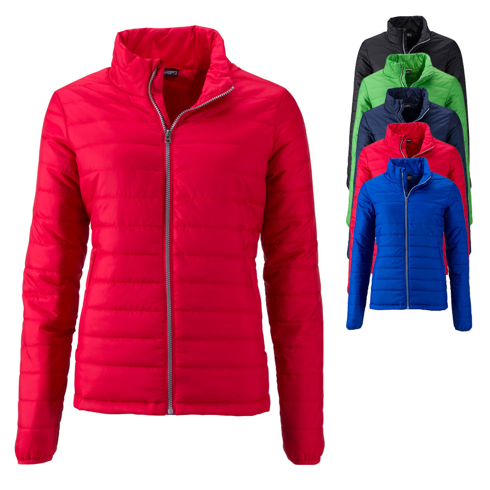 JN1119 James+Nicholson Damen Wattierte Jacke