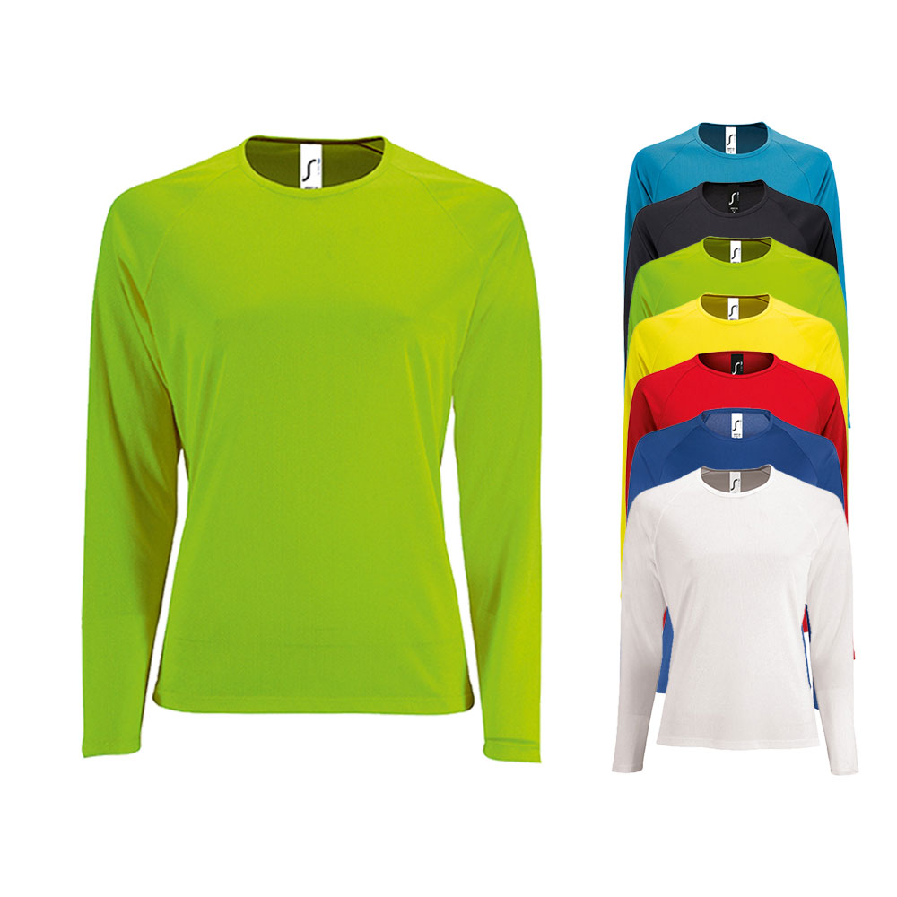 L02072 SOL´S Damen Langarm Sport T-Shirt Sporty