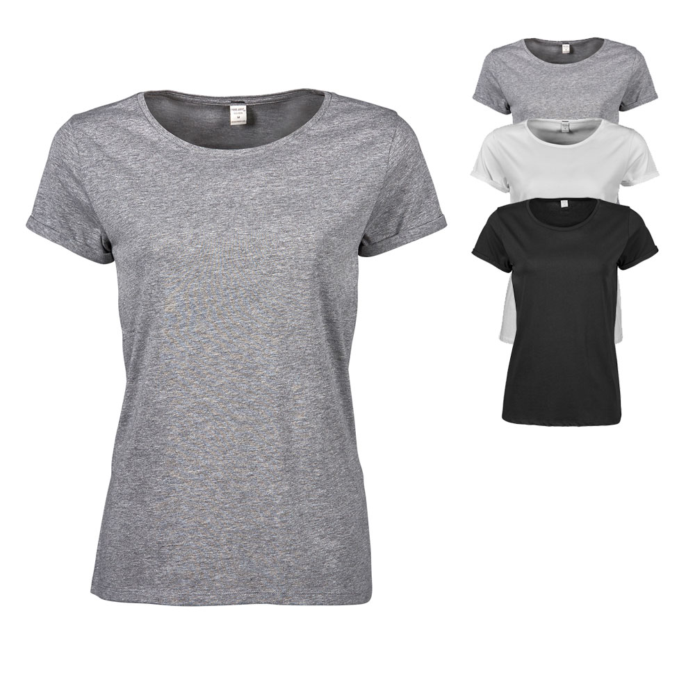 TJ5063 Tee Jays Damen ROLL-UP T-Shirt kurzarm