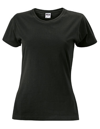 JN971 James+Nicholson Damen T-Shirt kurzarm schlanke Passform