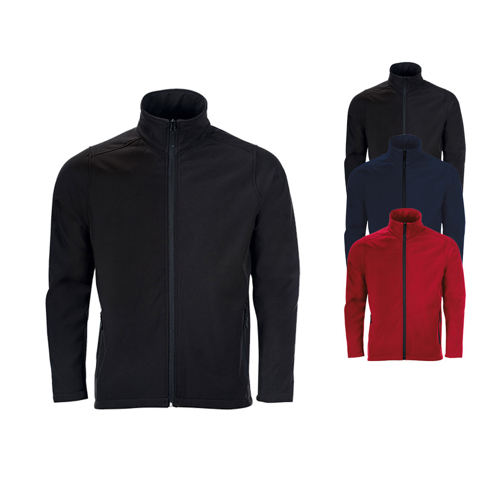 L837 SOL´S Herren Softshell Jacke mit Reißverschluss Race