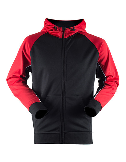 FH340 Finden+Hales Sport Kapuzenjacke Trainingsjacke