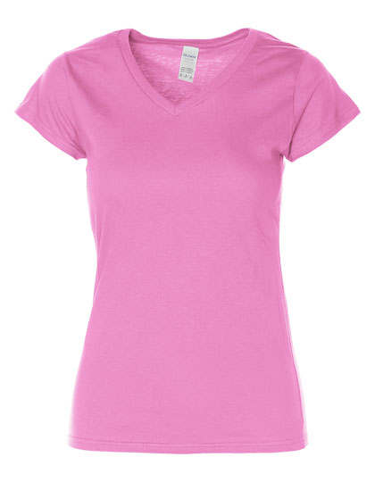 G64V00L Gildan Damen T-Shirt mit V-Ausschnitt Softstyle®