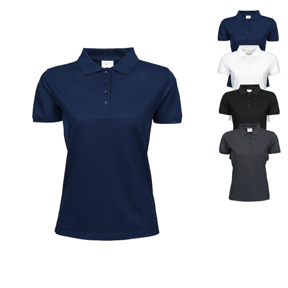 TJ1401 Tee Jays Damen schweres Polo Piqué kurzarm