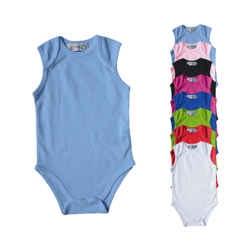 X948 Link Kids Wear Bio Bodyanzug Ärmellos