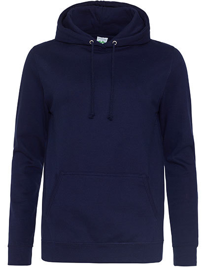 JH001F Just Hoods Damen Kapuzenpullover mit doppellagiger Kapuze