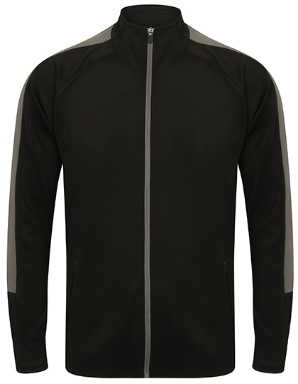 FH871 Finden+Hales Trainingsjacke aus Strickgewebe