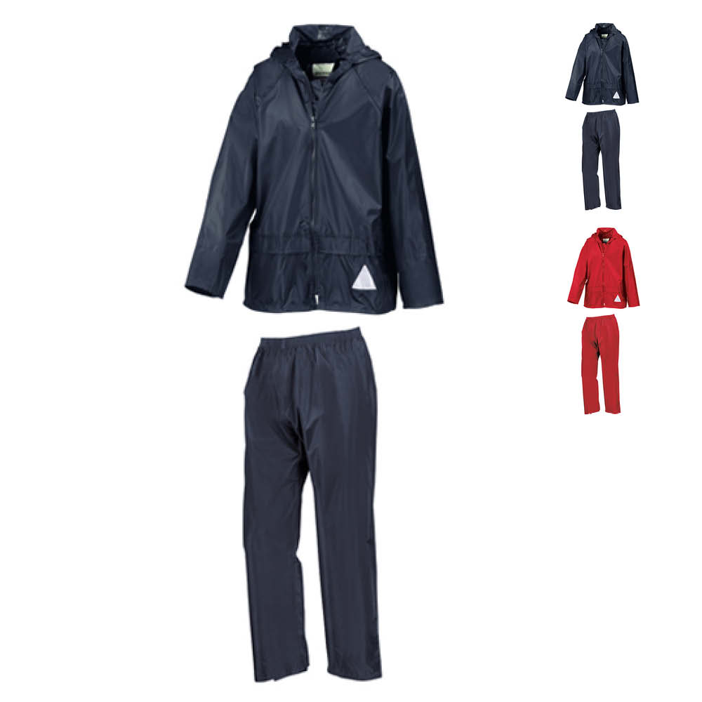 RT95J Result Set aus Regenjacke und Regenhose für Kinder